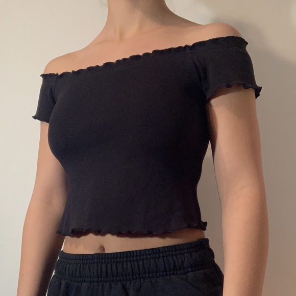 Divided Tops - H&M Off the Shoulder Top